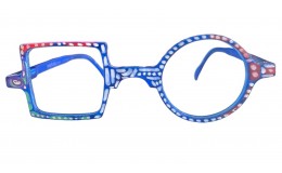 Lunettes de lecture Patchwork - Bleu Edition limitée DEN