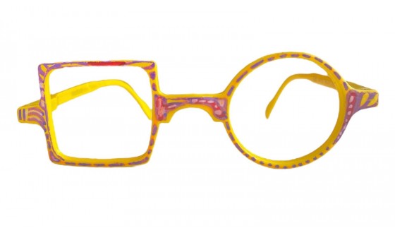 Reading glasses Patchwork - Yellow Edition limitée x DEN END