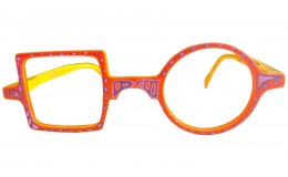 Lunettes de lecture Patchwork - Jaune et orange Edition limitée DEN END