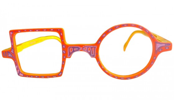 Reading glasses Patchwork - Yellow and orange Edition limitée x DEN END