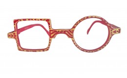 Reading glasses Patchwork -Red Edition limitée x DEN END