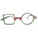 Lunettes de lecture Patchwork - Vert Edition limitée DEN END