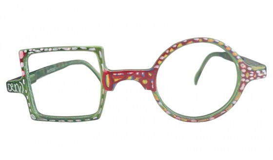 Lunettes de lecture Patchwork - Vert Edition limitée DEN END